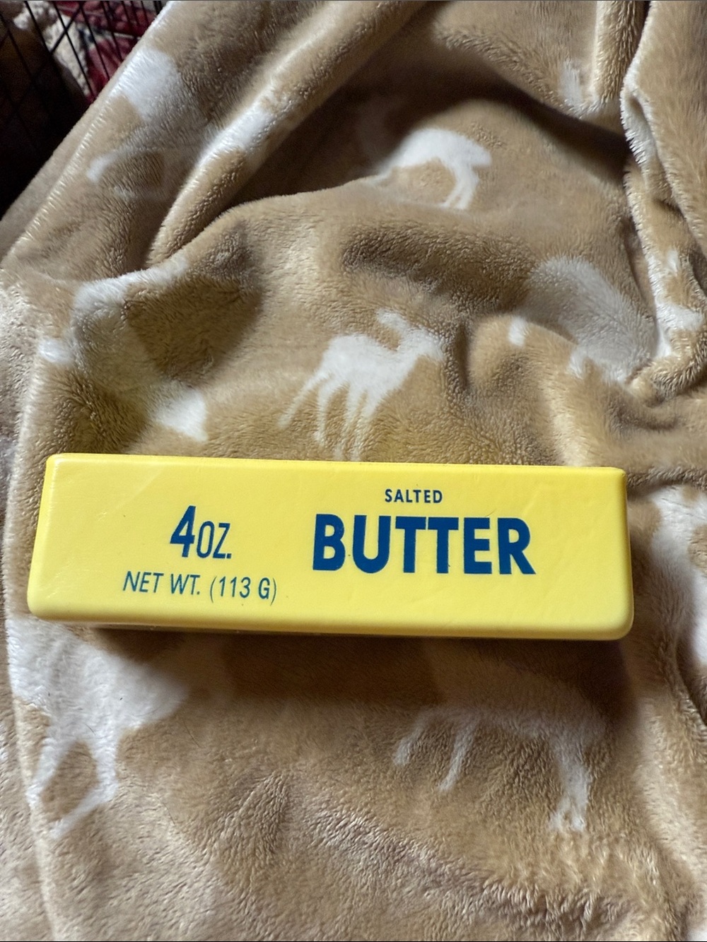 Salted Butter squishy, Yellow Blue Retro Design